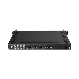 HD Encoder Modulator 2 in 1 8/16/24 HDM1 Inputs, MPEG-4 AVC/H.264 Video Encoding CATV IPTV Transmission by HFC or FTTH