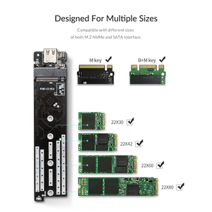 TCM2M M.2 SSD muhafaza NVME/NGFF protokolü genel SATA SSD katı hal mobil sabit disk muhafazası - Product Image 5