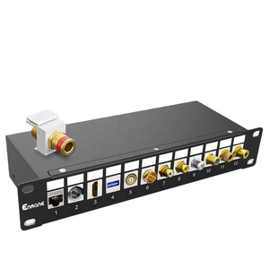 适用于USB梯形网络耦合器梯形图的机架式空白配线架 - Product Image 1