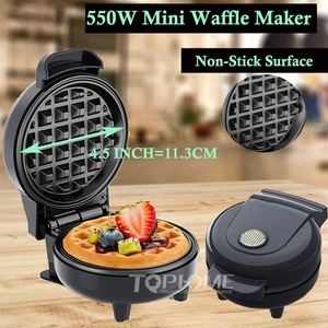 ETL Máy Làm Bánh Kếp Giá Rẻ 4.5 Inch Máy Làm Bánh Quế Bỉ Bề Mặt Không Dính Máy Làm Bánh Quế Mini - Product Image 2