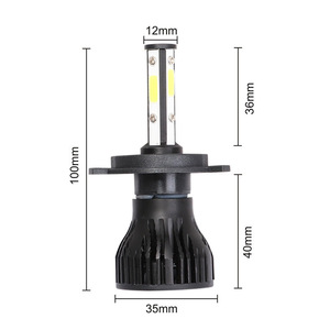 Auto <strong>LED</strong> Lighting System V7 H7 H11 H4 9006 Bus Headlamps 4 Sides 12V Vehicle Cars <strong>LED</strong> Headlights Bulb Shape <strong>Code</strong> H1 - Product Image 6