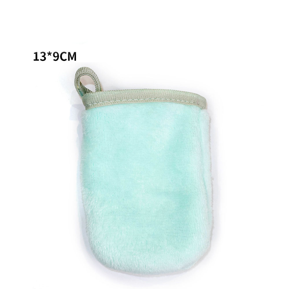 13*9cm flanelle-vert menthe