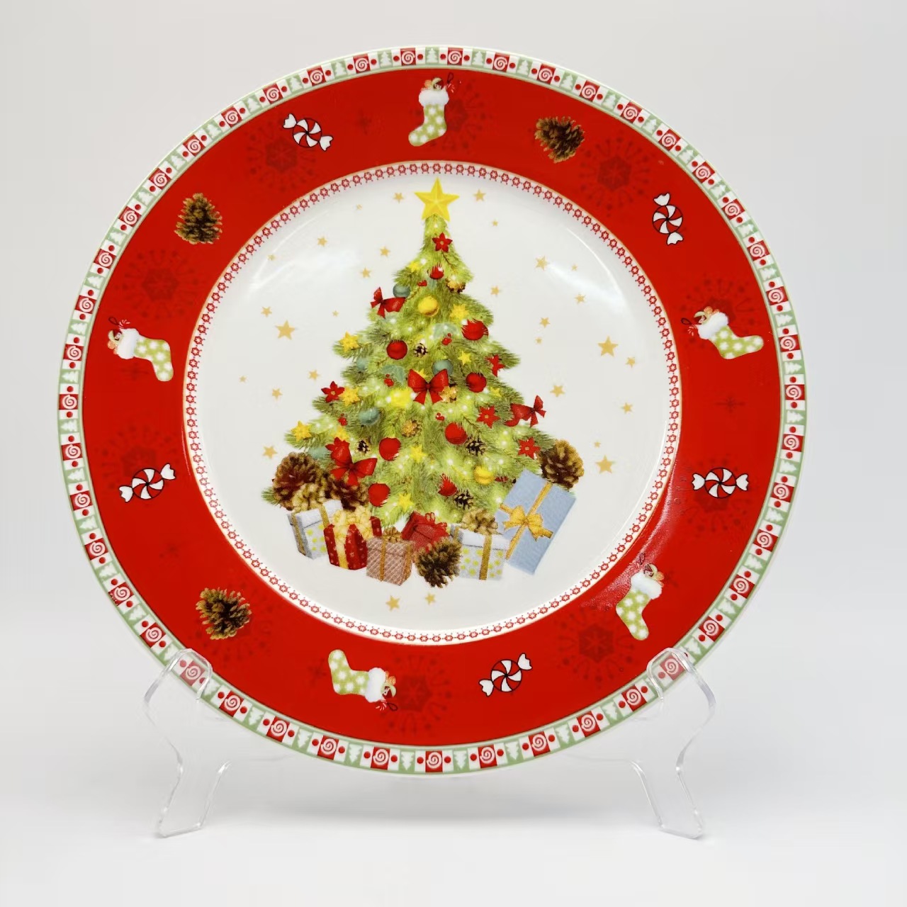 White 10inch round plate