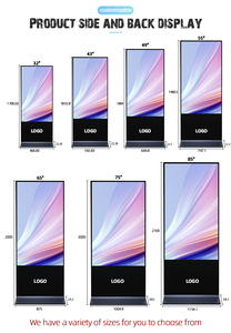 QUNMAO nuova tendenza 55 pollici LCD piano verticale in piedi schermo pubblicitario digital signage e display Android player per brand ad - Product Image 2