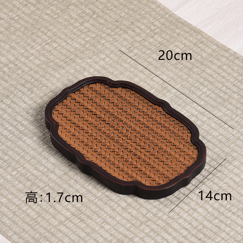 Assiette à motif Lotus (20*14*1,7 cm)