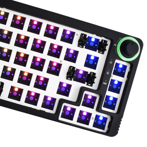 LK67/TM680 Hot Swap Mechanical <strong>Keyboard</strong> <strong>Programmable</strong> 3 Mode 3/5 Pins Switches <strong>Keyboard</strong> DIY Kit with Knob RGB Wireless <strong>Keyboard</strong> - Product Image 5