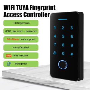 带密码和射频识别卡功能的WIFI图雅指纹门键盘 - Product Image 2