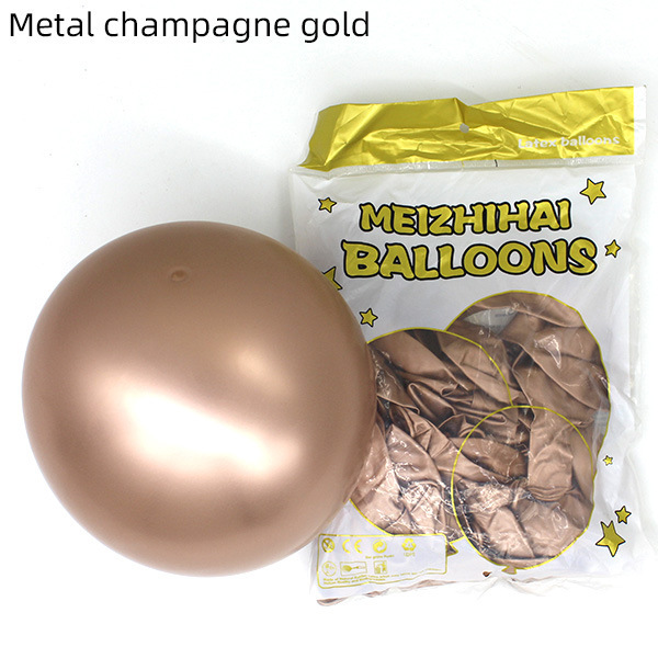 Champagne en métal