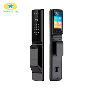 X6 2024 3D yüz tanıma akıllı görüntülü kapı kilidi tuya APP tugüvenlik kamera monitörü parmak izi şifre anahtar kilidini - Product Image 1