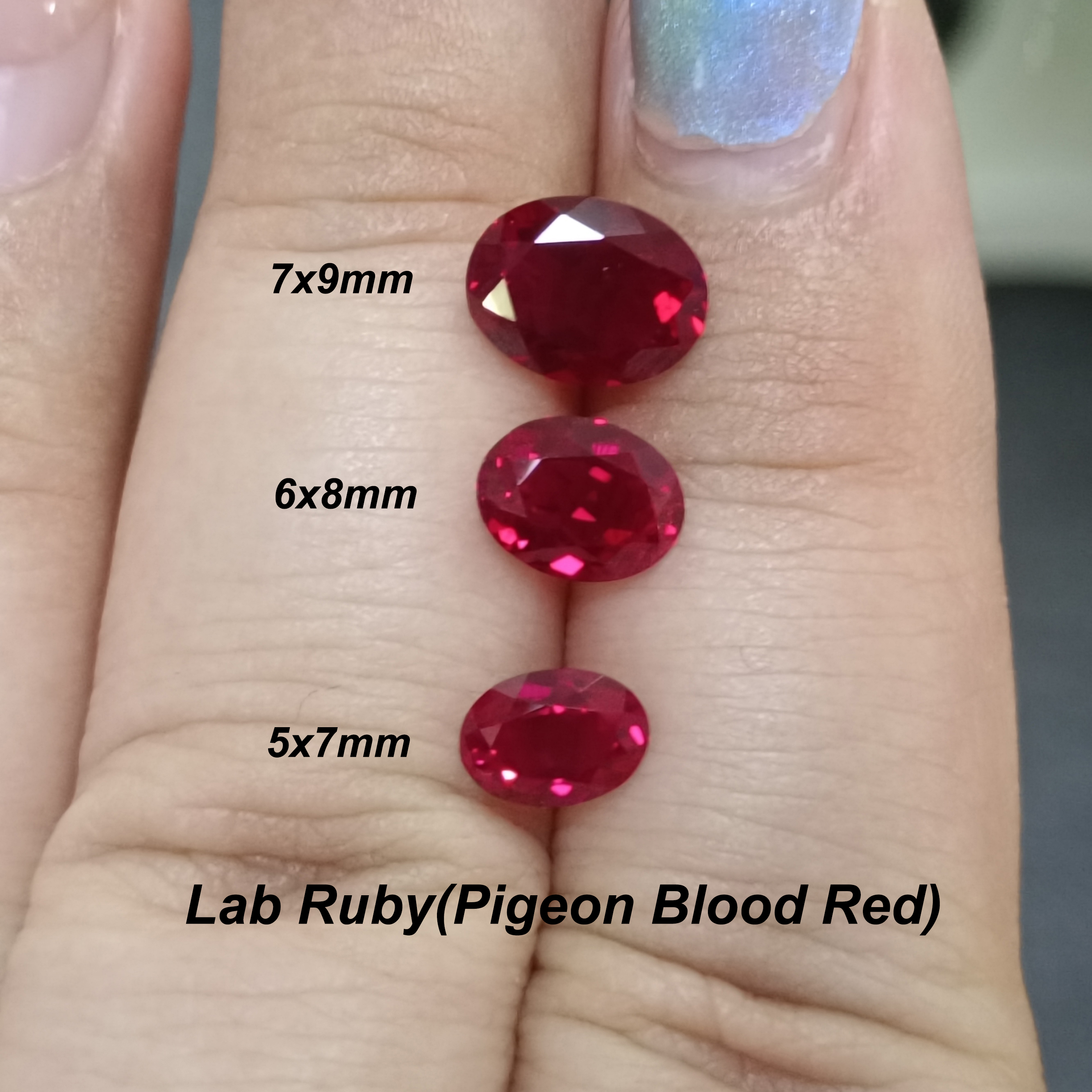 5x7mm Lab Gemstone