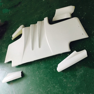 Untuk 1989-1993 Nissan <span class=keywords><strong>Skyline</strong></span> R32 TS gaya <span class=keywords><strong>Diffuser</strong></span> belakang (7 buah/set) dengan 2 temukan Tengah dan <span class=keywords><strong>4</strong></span> sisi Addon serat kaca - Product Image 5