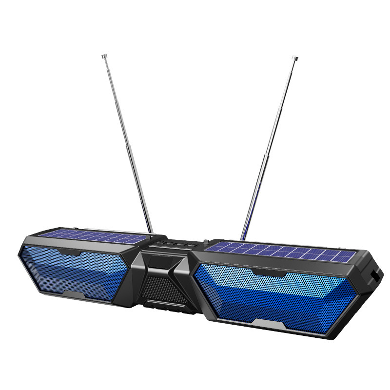 Altavoz de tira solar dual Dv-880 (azul)