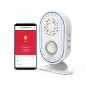 Alarma de Sensor de movimiento PIR con luz Led, Sensor de movimiento PIR con WiFi, compatible con 30 sensores inalámbricos, tienda Tuya, precio de fábrica - Product Image 1