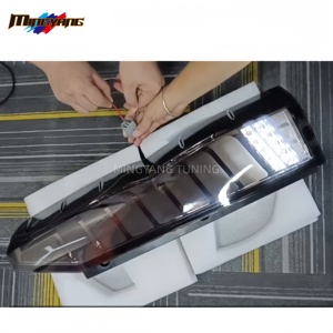 Yeni varış dinamik arka işık kuyruk lambası arka lambası 2019-2024 Toyota Hiace GL Grandia banliyö Deluxe led stop lambaları - Product Image 4