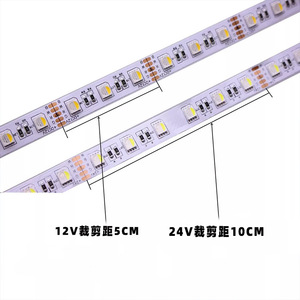 Striscia LED şerit DC12V 24V SMD5050 60leds Tiras LED renkli RGB + WW RGBW RGBW 4in1 esnek ışık şeridi Navidad De Navidad - Product Image 2
