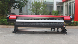 GED-3200Q ECO ตัวทำละลายเครื่องพิมพ์ 3.2 M สีสมจริงในร่มและกลางแจ้ง UV Tarpaulin Plotter คู่ 2 XP600 DX5 DX7 หัวพิมพ์ - Product Image 2