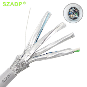 Network <strong>Cable</strong> Cat6 Cat6a LAN <strong>Cable</strong> 4 Pair 23 <strong>AWG</strong> <strong>CCA</strong>/Copper/HCCA Retardant UTP/FTP/SFTP Straned Soilded Wire PVC LSZH Pass Test - Product Image 2