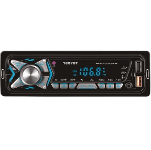 Özel tasarım eller serbest 1DIN FM radyo araba radyo BT 12V In-Dash Stereo MP3 çalar USB/TF/MMC/WMA desteklenen App kontrolü - Product Image 1