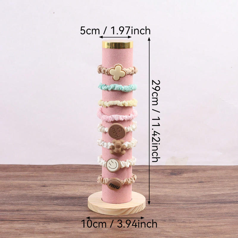 Rack tête de phnom penh base bois rond rose