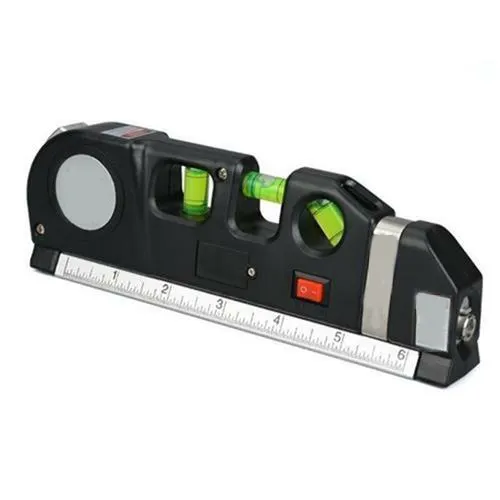 Niveles láser Medidor de potencia de línea cruzada Ingeniería Plástico OEM Medida Distancia Fixit Pro 3 Nivel Laser 360 Mesure Laser 3D 4 en 1