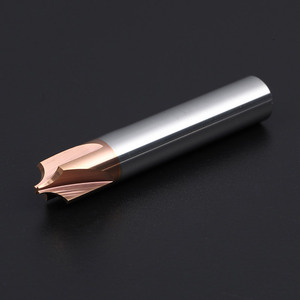Sert alaşımlı çelik için 4 kenarlı yivli dairesel ark açısı NC aracı için 55 derece tungsten iç R freze kesicisi - Product Image 5