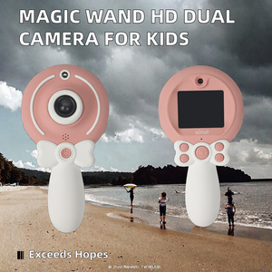 New X5S HD phim hoạt hình video mini đồ chơi máy ảnh cho trẻ em kép SLR CMOS Hình ảnh cảm biến SD MicroSD Tương thích hoàn hảo nhựa Quà Tặng - Product Image 2