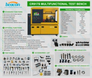 Venta al por mayor de fábrica personalizada de buena calidad CR917s Control de sistema informático completamente automático Banco de pruebas de inyector Common Rail - Product Image 6
