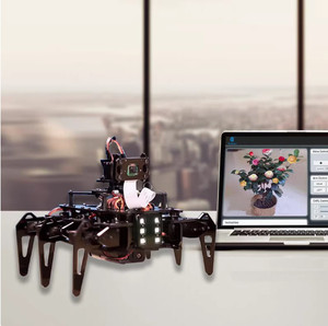Robot ragno stelo educativo lampone Pi esapode ragno che cammina strisciando Robot WiFi fotocamera AI Kit di robotica di programmazione - Product Image 4