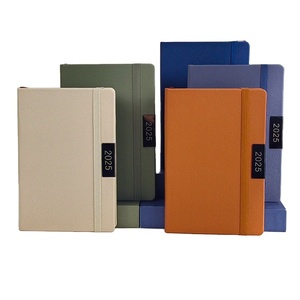 ¡2025 Cuaderno de negocios A5 Diario de amarre de cara dura con Bloc de notas portátil Planificador personalizable para uso de regalo en stock! - Product Image 1