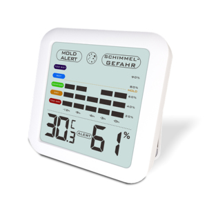 Pro Home/BABY phòng Trạm thời tiết với Nhiệt kế kỹ thuật số 90% khuôn báo động 12hr thoải mái lịch sử & 24h Max/Min hồ sơ - Product Image 1