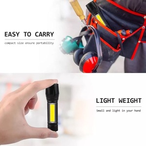 <strong>Best</strong> Gift High Power <strong>Cheap</strong> Searchlight COB Work <strong>Light</strong> Mini Head Rechargeable Tactical Led Torch Flashlight - Product Image 6