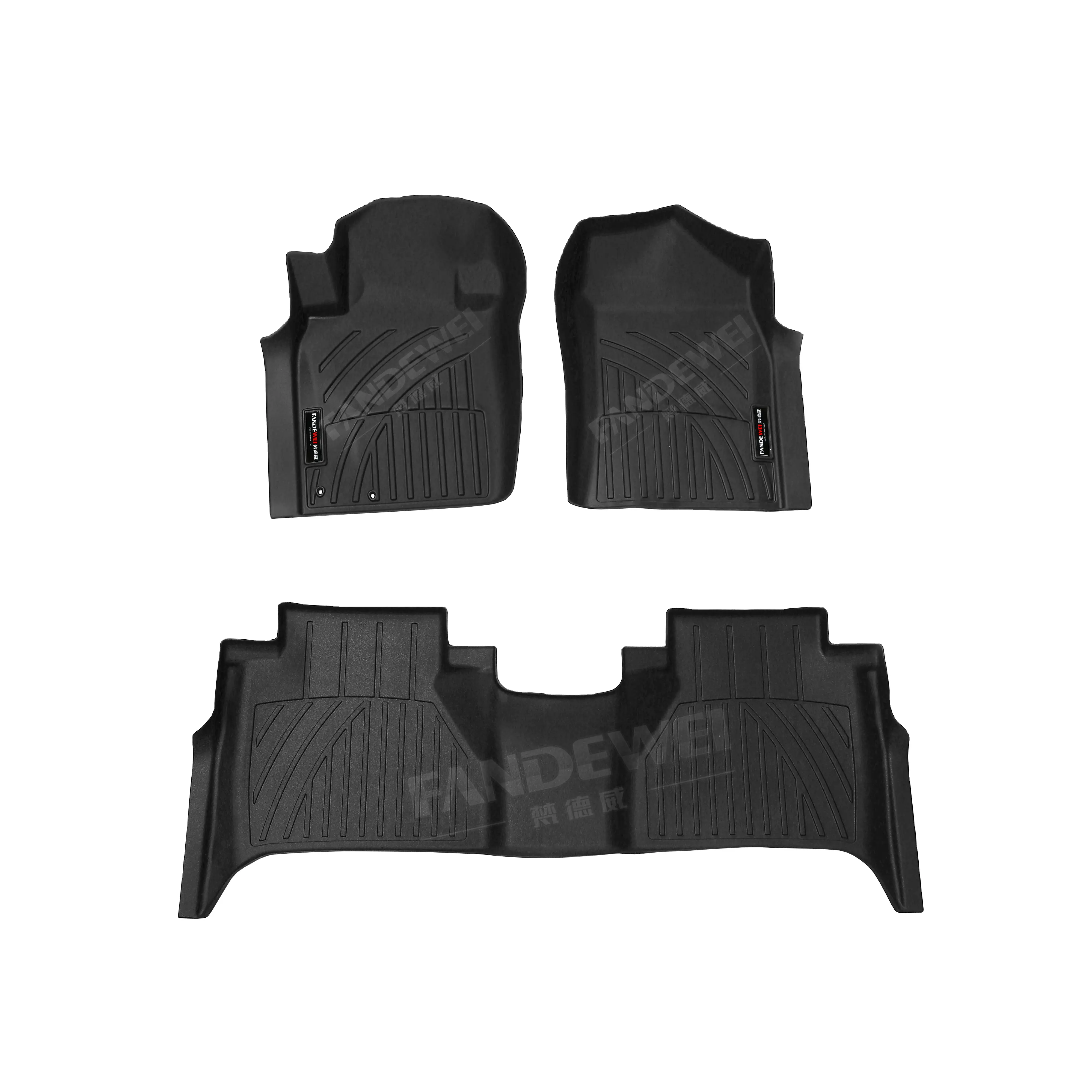 Rubberen Auto Vloermat Voor Nissan Frontier Navara Np300 X-TRAIL Qashqai Ford Ranger Koffers Voet Matten Boot Liners Tapijt Custom Fit