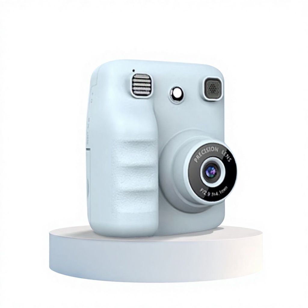 blue camera