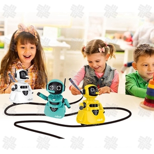 KWスマートロボット歩行ドローイングライン付き魔法のトラックおもちゃ安価な誘導ロボットフォローライン - Product Image 1