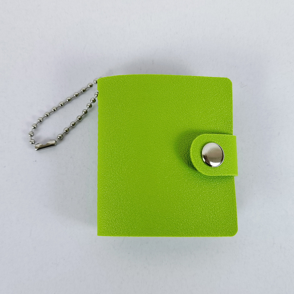 Cláusula de cadena de cuero verde de 2 pulgadas.