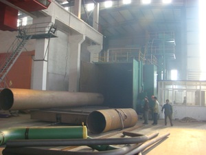 Hersteller Kratz feste Stahlrohr-Strahl maschine aus großer Legierung für Erdöl gasflaschen - Product Image 4