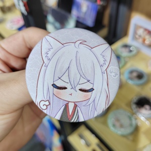 Comic-conバッジ格安長方形ブラババッジカスタマイズ - Product Image 2