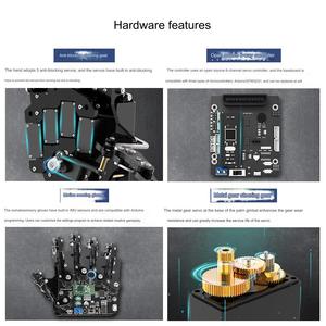 Hiwonder UHand 2.0 Bionic Robotic Hand, Somatos ensor isch, Open Source Roboter, kompatibel mit Arduino, STM32 programmier bar - Product Image 3
