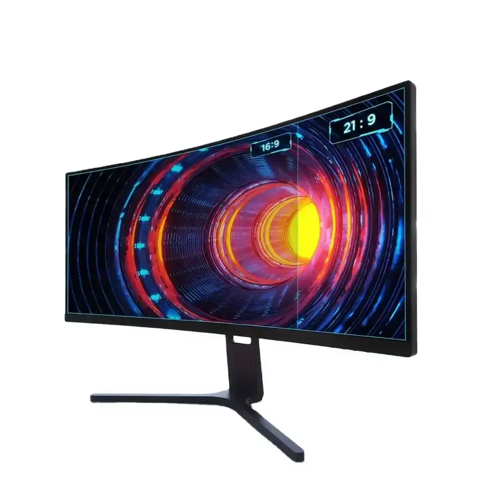 Xiaomi Redmi Monitor game melengkung, Monitor komputer melengkung 30 inci 200HZ kecepatan penyegaran Ultra jelas tampilan LCD Redmi