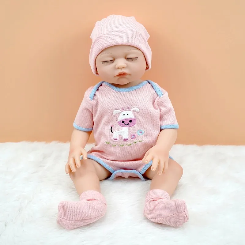 Offre Spéciale jolies poupées de bébé réaliste de 18 pouces, jouet de fille en Silicone souple pour enfants de 3 ans et Plus qui ont l'air réel