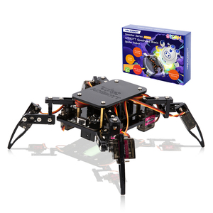 Acewifi WiFi programlama kiti eğitim kök DIY Quadruped biyonik örümcek Robot Arduino Uno R3 için uyumlu çocuklar için Esp8266