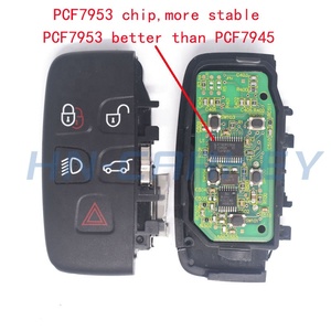 <span class=keywords><strong>5</strong></span> Tasten Keyless 315MHz 49 Chip Smart <span class=keywords><strong>Remote</strong></span> Autos chl üssel anhänger für Evoque PCF7952 Transponder Original <span class=keywords><strong>Shell</strong></span>