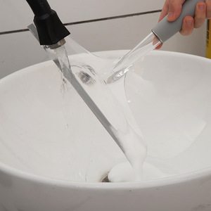 Thực tế Silicone kính cửa sổ gạt nước với cao su xử lý ngoài trời phòng tắm và cửa sổ xe làm sạch thiết bị công cụ - Product Image 4