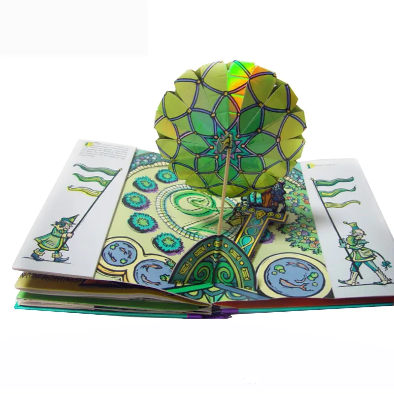 3D di libri per bambini pop up libro editore di stampa