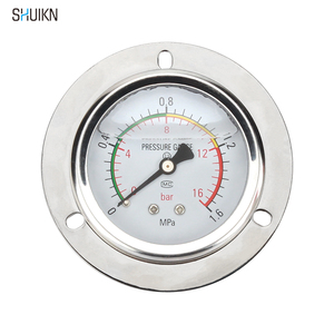 Axial Edge Shock Resistant Digital <span class=keywords><strong>Pressure</strong></span> <span class=keywords><strong>Gauge</strong></span> YN-60ZT Stainless Steel Precisão Classe 2.5 Pressão Pressão De Pressão De Óleo - Product Image 1