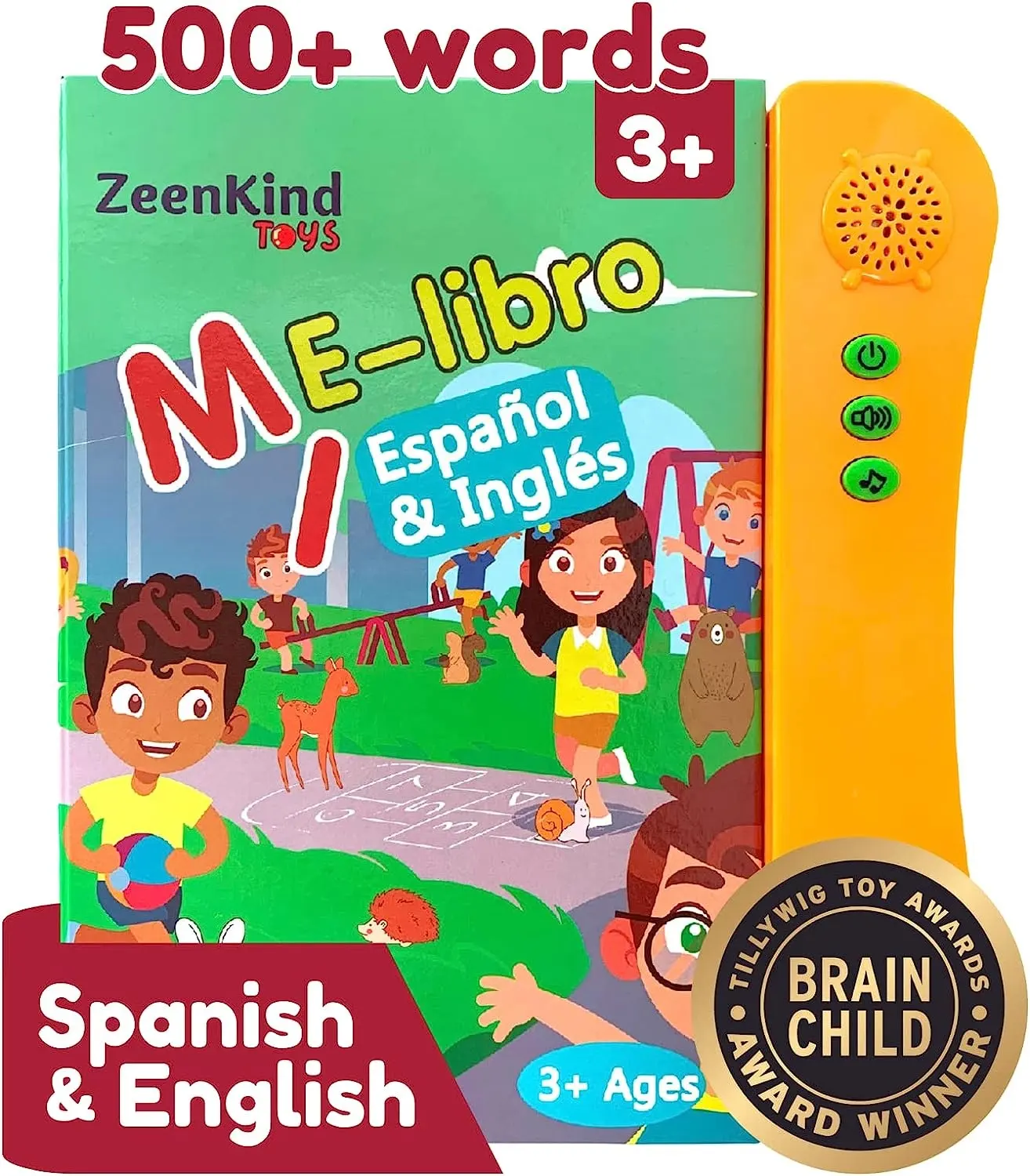 Espanhol Inglês Falar Sound Books for Kid