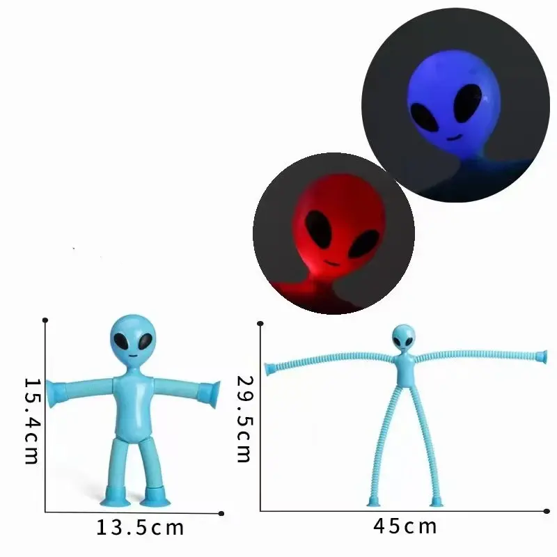 Novedad de 2023, tubos alienígenas, juguete sensorial para aliviar el estrés para niños adultos, juguetes antiestrés para apretar, regalos, tubos, herramientas sensoriales, Juguetes