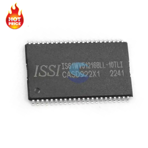 MCE IS61WV51216 componente elettronica circuito integrato IC SRAM 8MBIT parallelo 44TSOP II IS61WV51216BLL-10TLI IS61WV51216 - Product Image 1