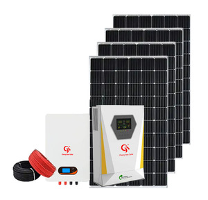 太阳能与能量存储5kw 10KW 20KW太阳能电池板与电池和逆变器完整的家庭太阳能套件 - Product Image 1