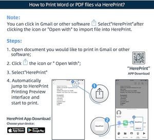 HPRT MT800QワイヤレスBTポータブルプリンターは、モバイルオフィス向けのAndroidおよびIOSとのレターおよびA4用紙の互換性をサポートします - Product Image 5